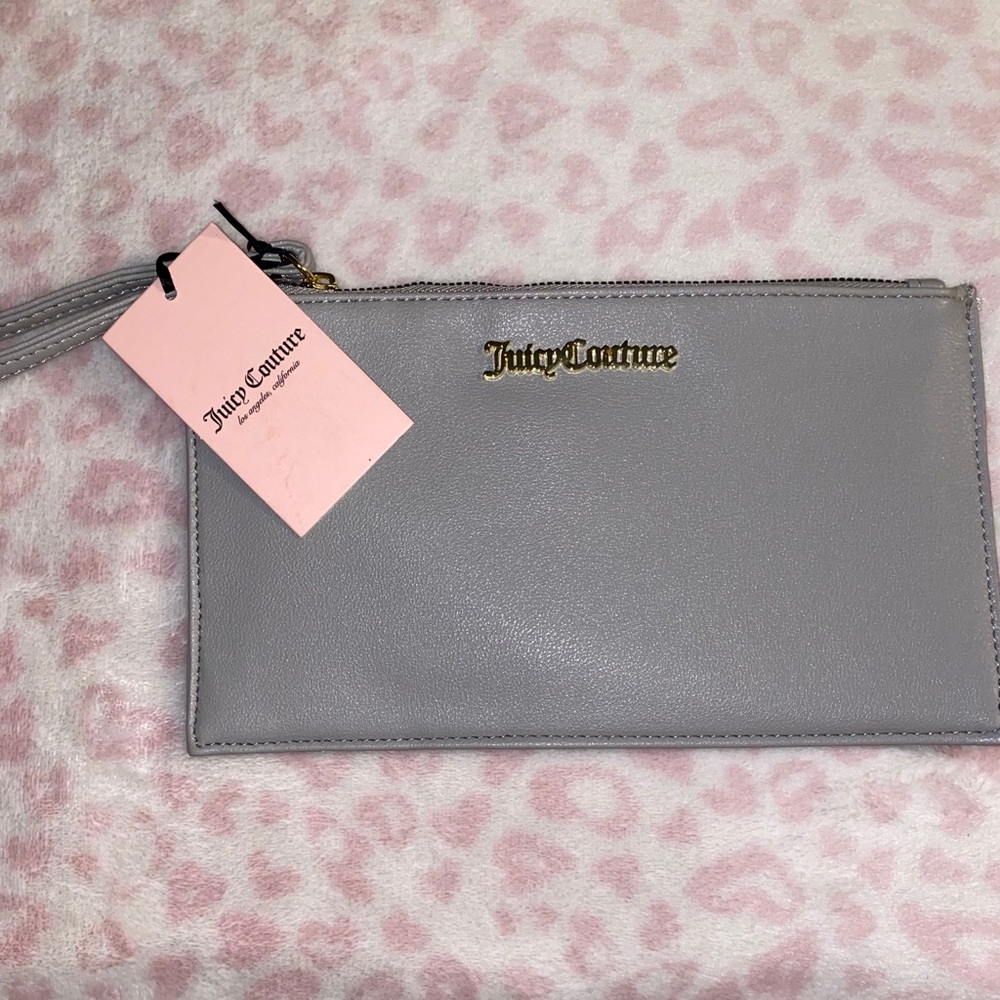 NWT Juicy Couture Wristlet 💕 Gray